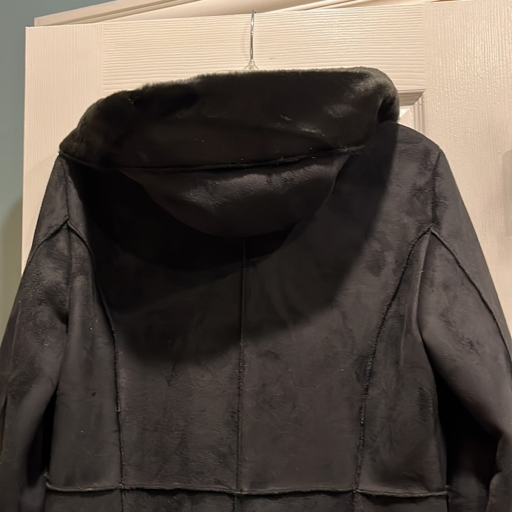 Calvin Klein black long coat, size M, NWT. - Picture 6 of 13